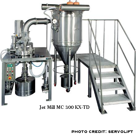 image of a jet mill