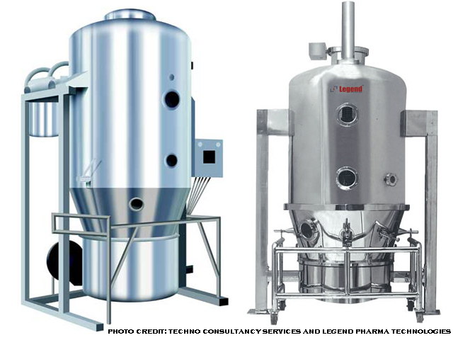 picture of a fluidized bed dryer