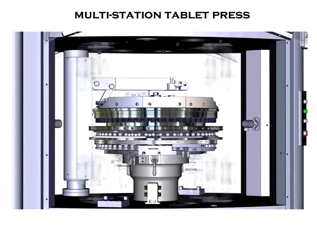 image of a rotary tablet press