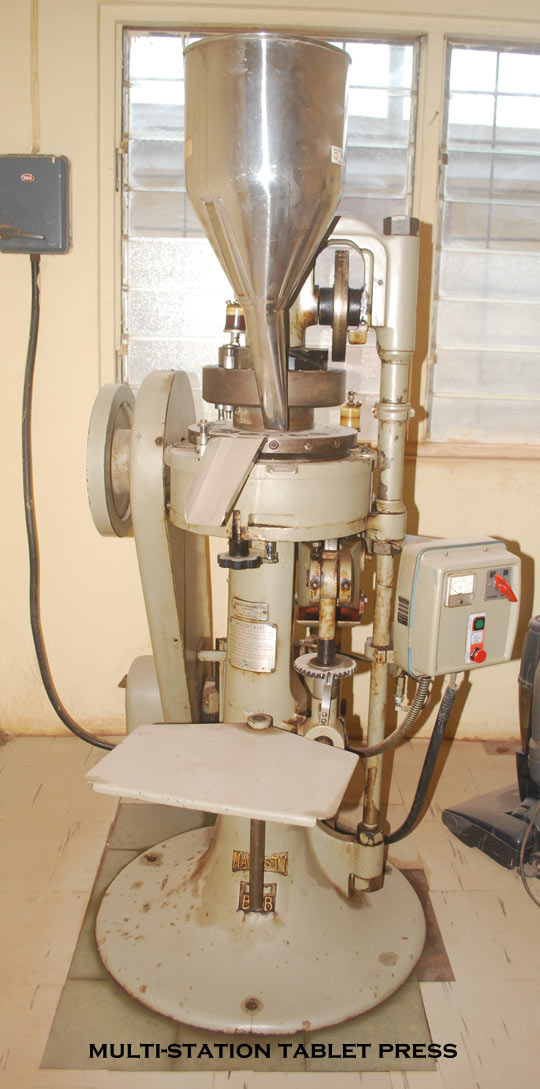 image of a rotary tablet press (Multi-station tablet press)