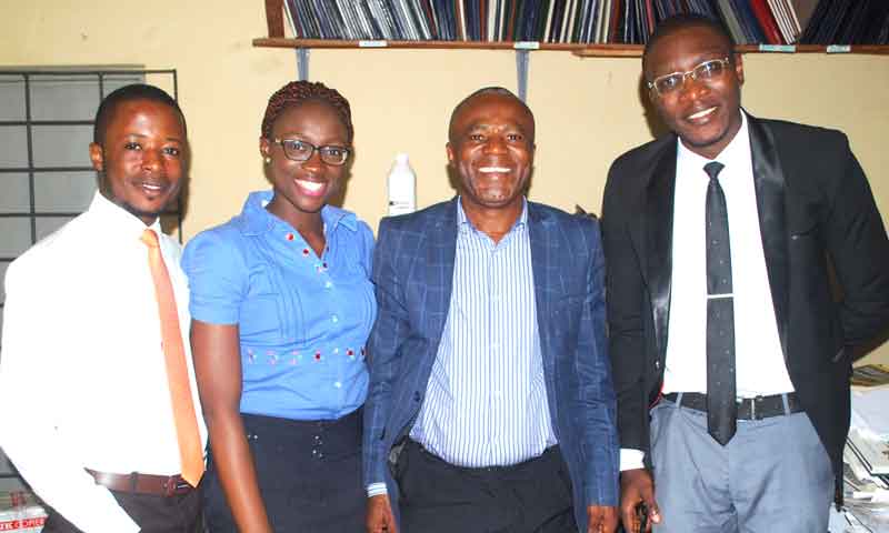 Nigerian drug industry: Picture of Pharmapproach crew with Professor Sabinus Ofoefule