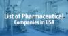 List of Pharmaceutical Companies in United States of America