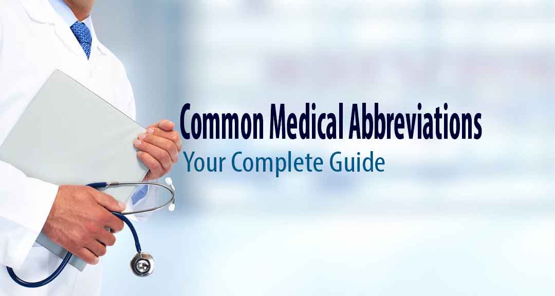 Featured image for common medical abbreviations