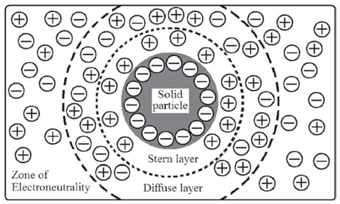 Theoretical Considerations for Pharmaceutical Suspensions: Electric double layer at the solid-liquid medium interface in a disperse system