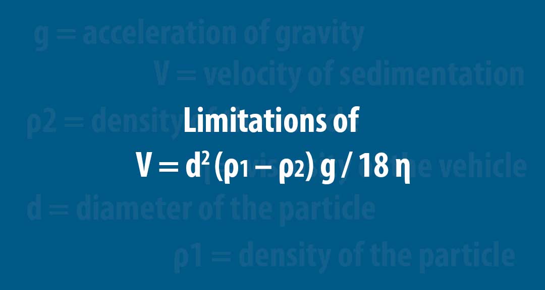 Featured image for Limitations of Stokes’ Law